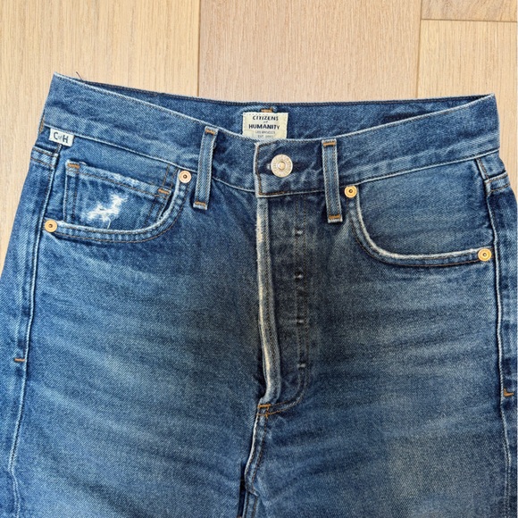 Citizens Of Humanity Charlotte High Rise Premium Vintage Blue Jeans - Picture 4 of 6